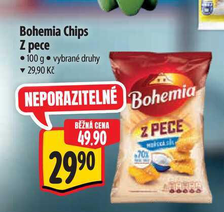 Bohemia Chips Z pece 100 g  