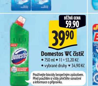 Domestos WC čistič 750 ml