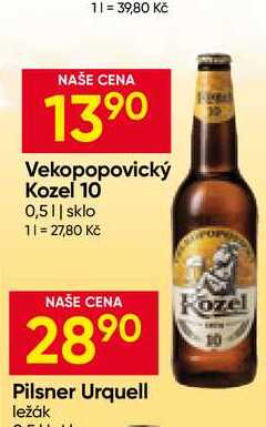 Vekopopovický Kozel 10 0,5l