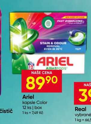 Ariel kapsle Color 12 ks box