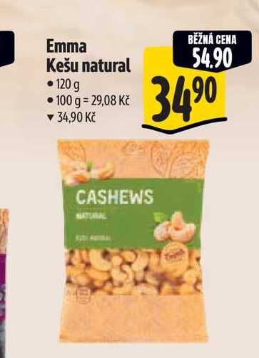 Emma Kešu natural 120 g 