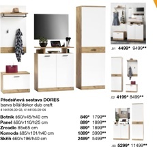 Předsíňová sestava DORES - Panel