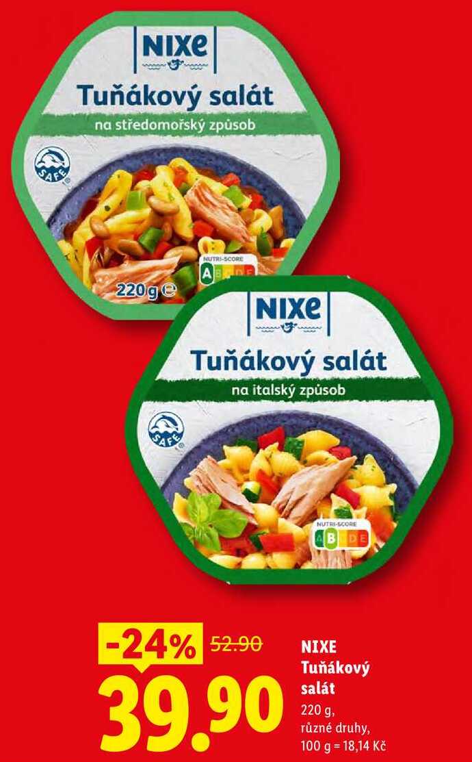 NIXE Tuňákový salát, 220 g