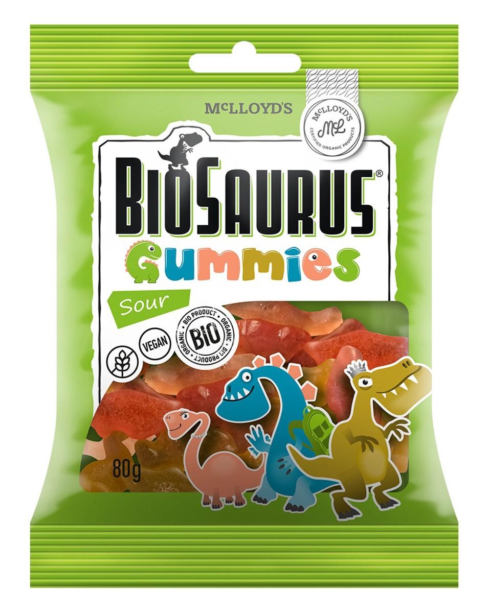 BIO Gummies Biosaurus SOUR, 80 g
