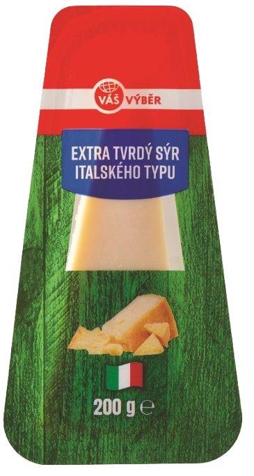 VÁŠ VÝBĚR Extra tvrdý sýr, 200 g
