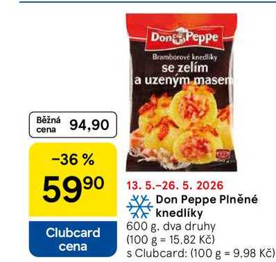 Don Peppe Plněné knedlíky, 600 g 
