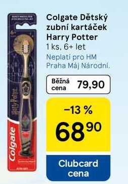 Colgate Hatty Foter Colgate Dětský zubní kartáček Harry Potter, 1 ks