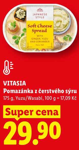 VITASIA Pomazánka z čerstvého sýru, 175 g