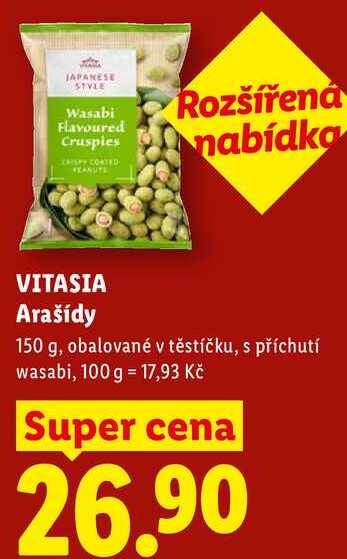 VITASIA Arašídy, 150 g