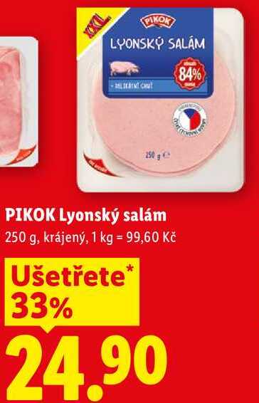 PIKOK Lyonský salám, 250 g