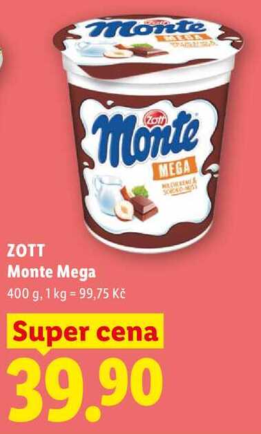 ZOTT Monte Mega, 400 g