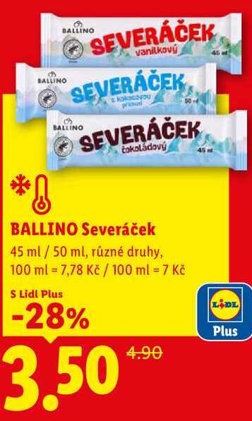 BALLINO Severáček, 45 ml/50 ml