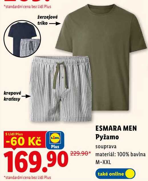 ESMARA MEN Pyžamo