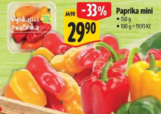 Paprika mini, 150 g
