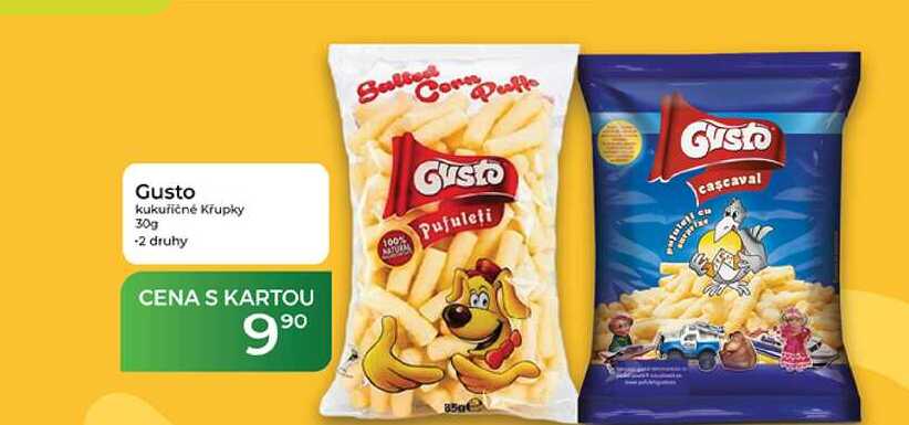 Gusto kukuřičné křupky 30g