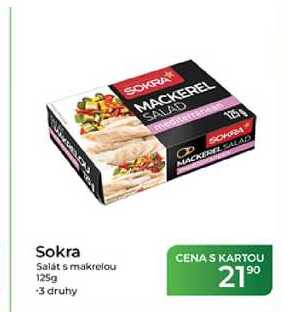 Sokra Salát s makrelou 125g