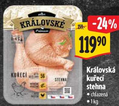 Královská kuřecí stehna, 1kg  