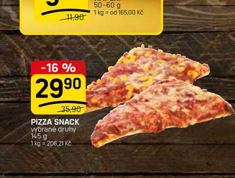 PIZZA SNACK vybrané druhy 145 g