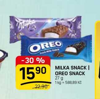 MILKA SNACK | OREO SNACK 27 g 
