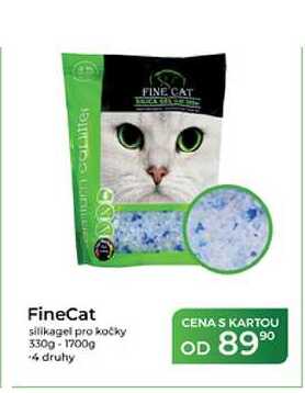 FineCat silikagel pro kočky 330g-1700g