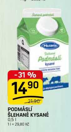 PODMÁSLÍ ŠLEHANÉ KYSANÉ 0,5l