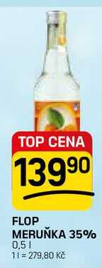 FLOP MERUŇKA 35% 0,5l