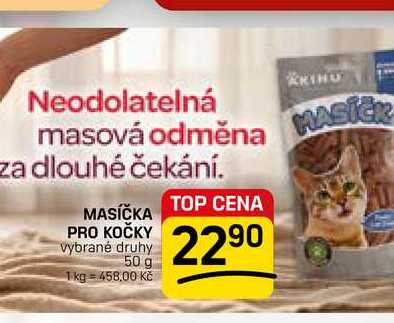 MASÍČKA PRO KOČKY vybrané druhy 50 g