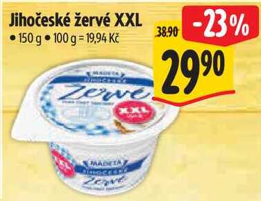 Jihočeské žervé XXL, 150 g