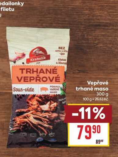 Vepřové trhané maso 300 g
