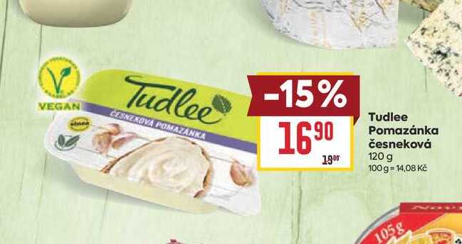 Tudlee Pomazánka česneková 120 g