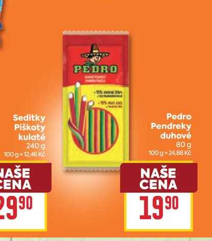 Pedro Pendreky duhové 80 g