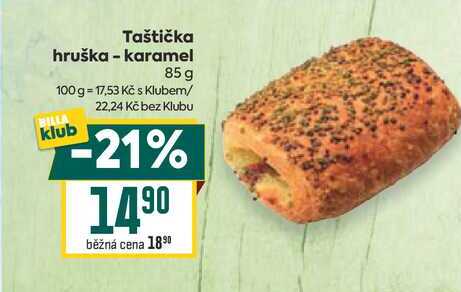 Taštička hruška - karamel 85 g 