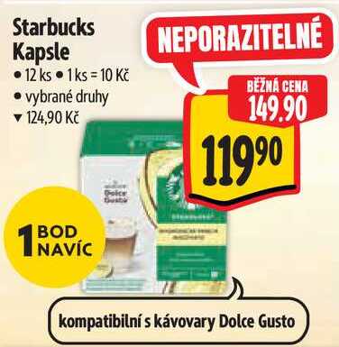 Starbucks Kapsle, 12 ks 