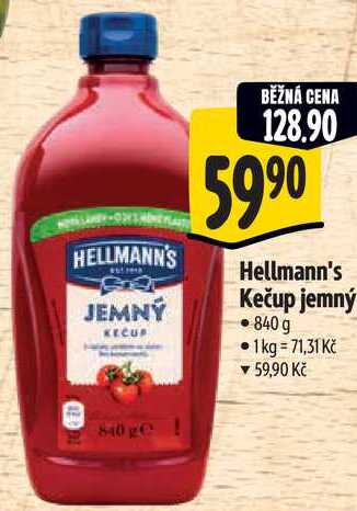 Hellmann's Kečup jemný, 840 g