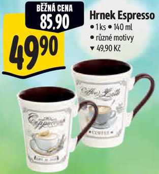 Hrnek Espresso 