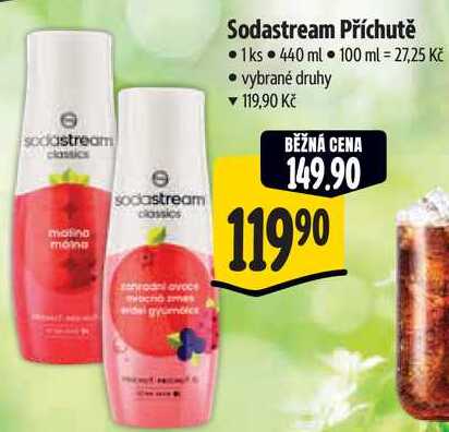 Sodastream Příchutě, 440 ml