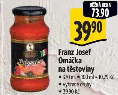 Franz Josef Omáčka na těstoviny, 370 ml  
