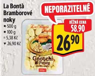 La Bontà Bramborové noky, 500 g