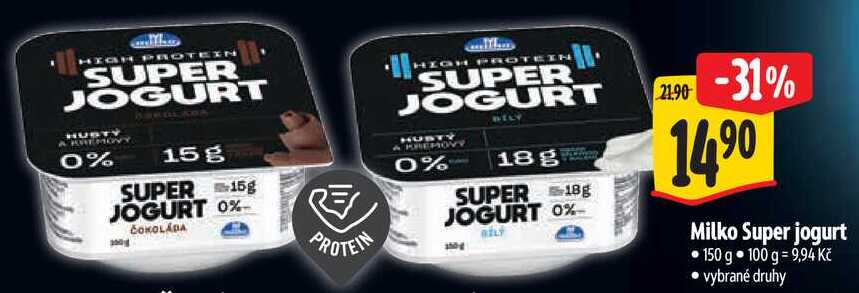 Milko Super jogurt, 150 g