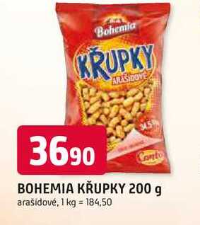 BOHEMIA KŘUPKY 200 g arašidové