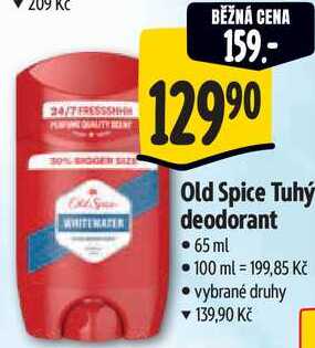Old Spice Tuhý deodorant, 65 ml 