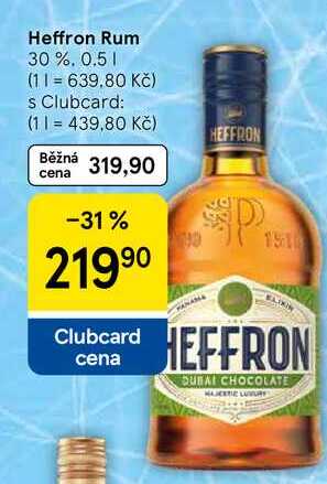 Heffron Rum 30%, 0.5 l