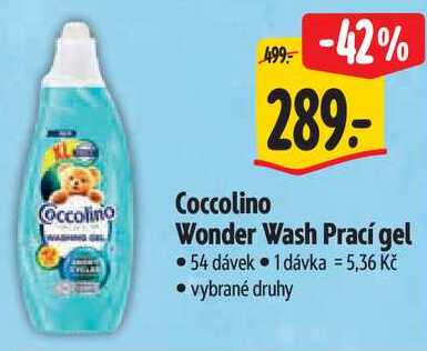 Occolino  Wonder Wash Prací gel, 54 dávek 
