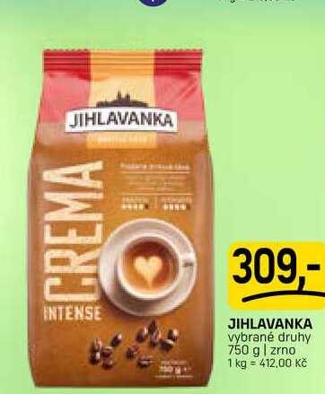 JIHLAVANKA vybrané druhy 750 g | zrno