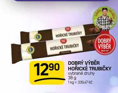 DOBRÝ VÝBĚR HOŘICKÉ TRUBIČKY vybrané druhy 38 g 