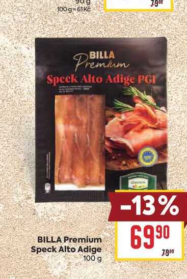 BILLA Premium Speck Alto Adige 100 g
