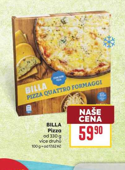 BILLA Pizza od 330 g