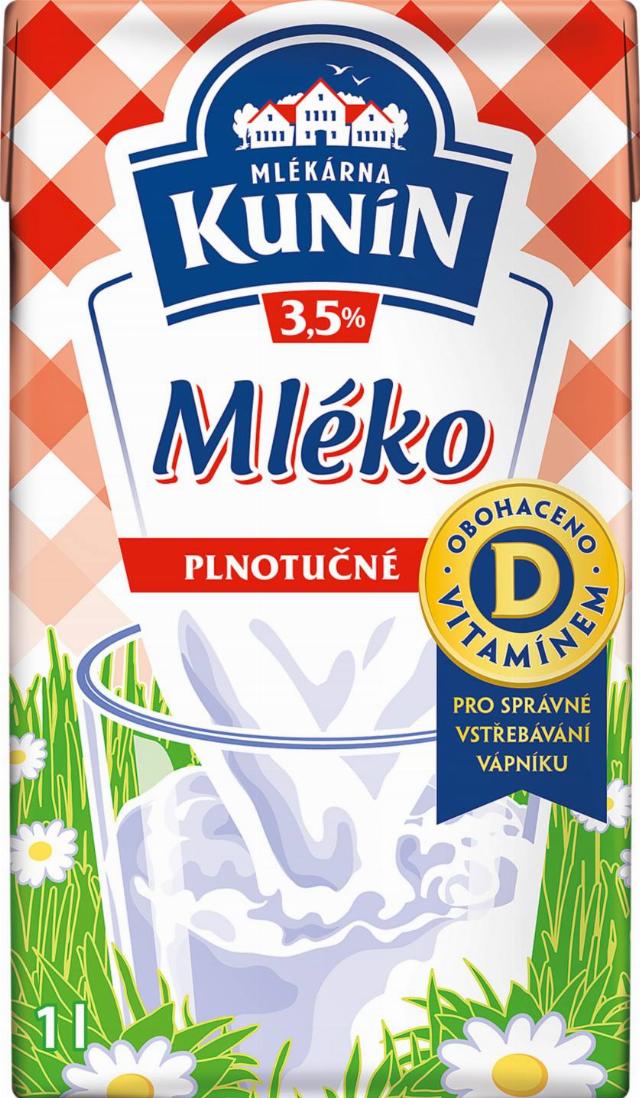 Kunín Mléko s vitamínem D trvanlivé
