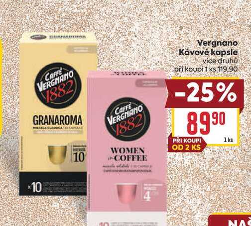 Vergnano Κάνονé kapsle 