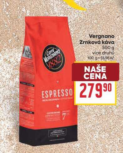 Vergnano Zrnková káva 500 g